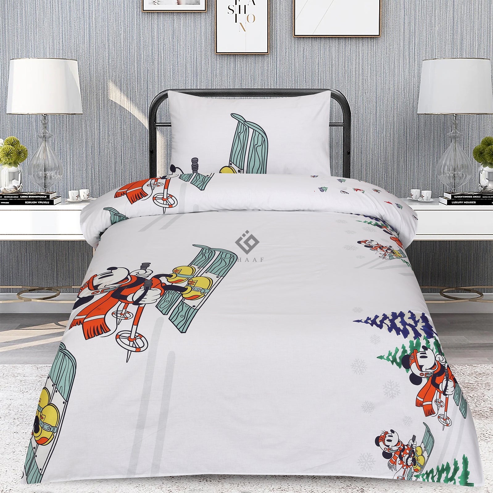 mickey tree-bedsheet set