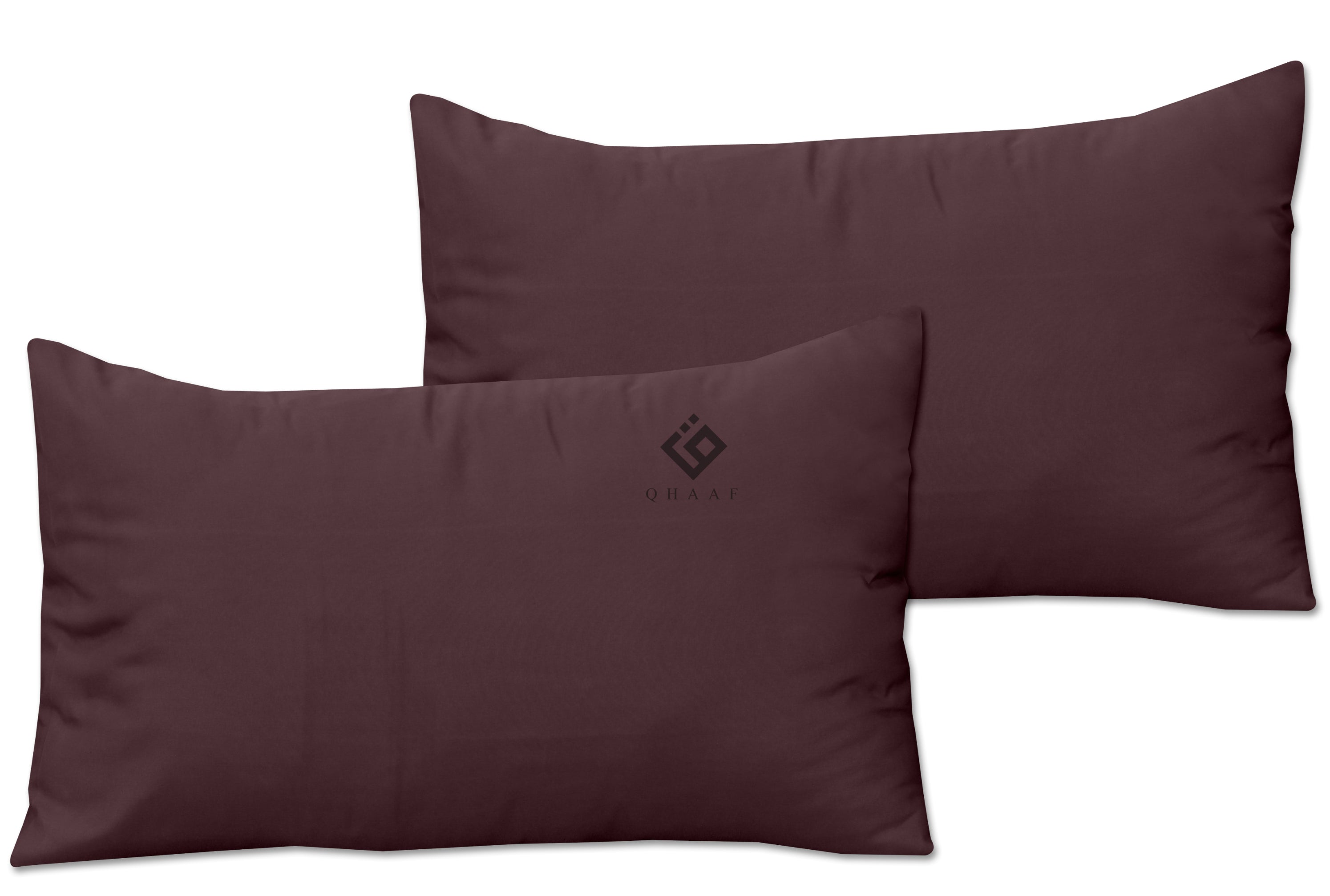 PLUM DYED PILLOW COVERS