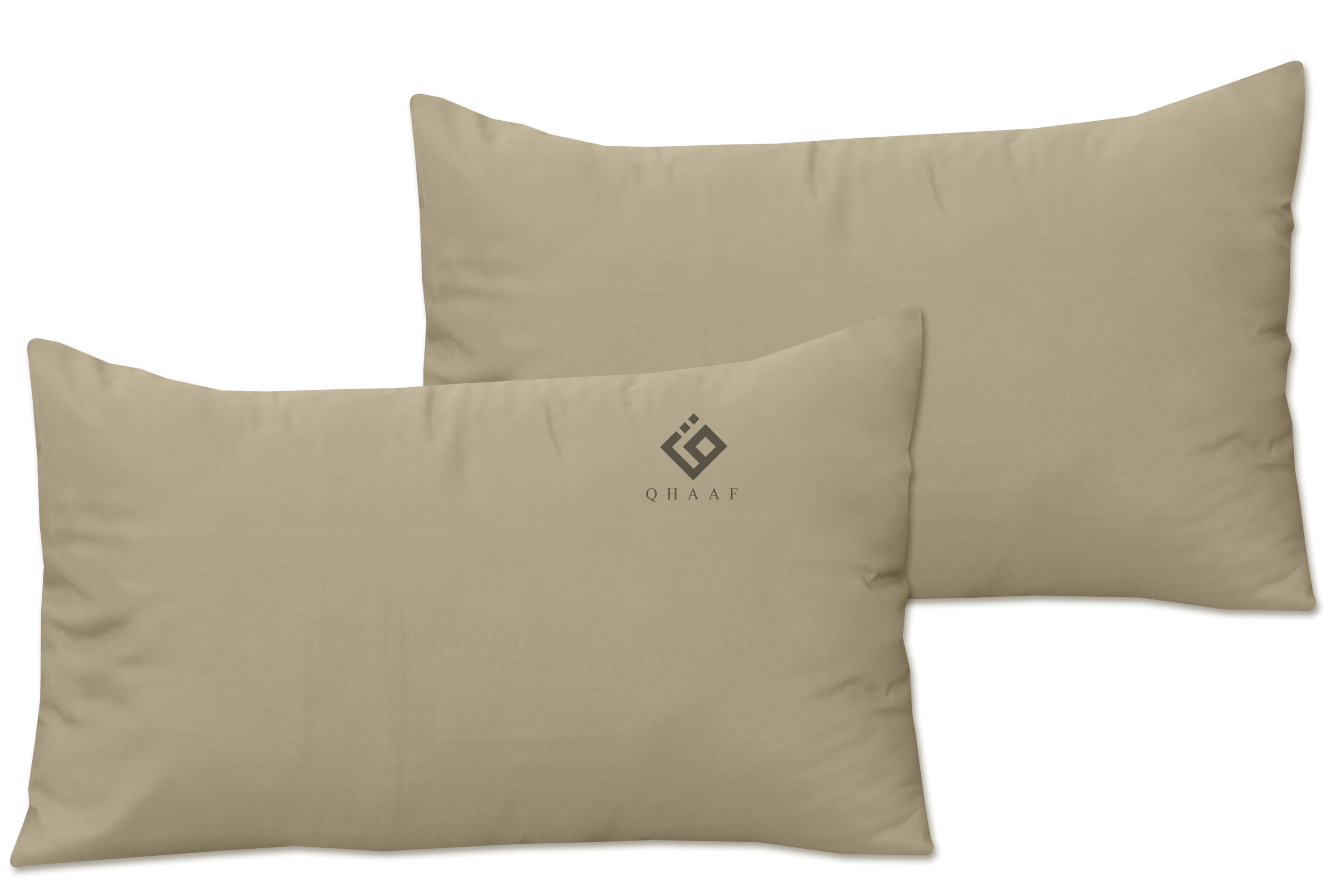 BEIGE DYED PILLOW COVERS