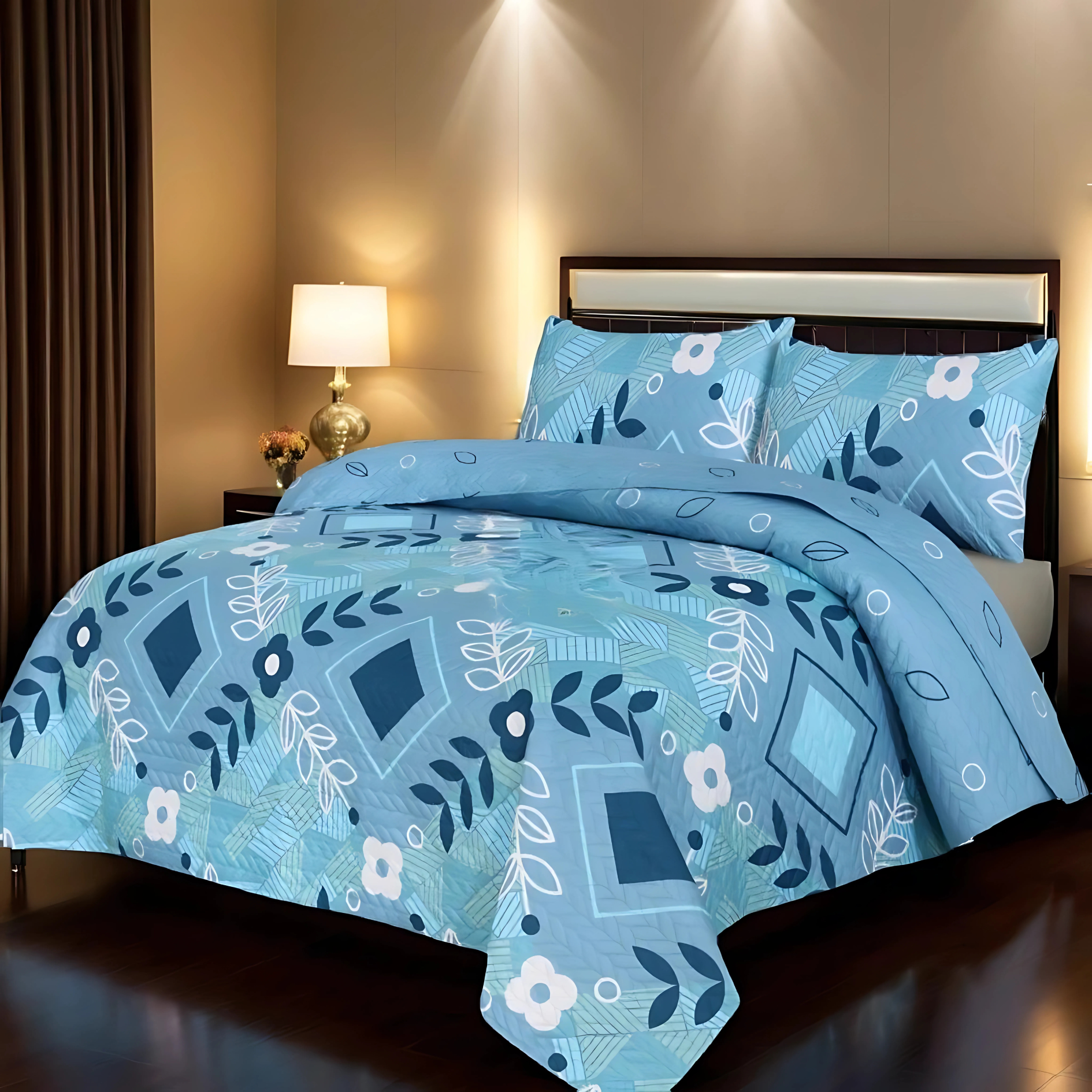 cosmic bedspread set - 3 pcs (premium)