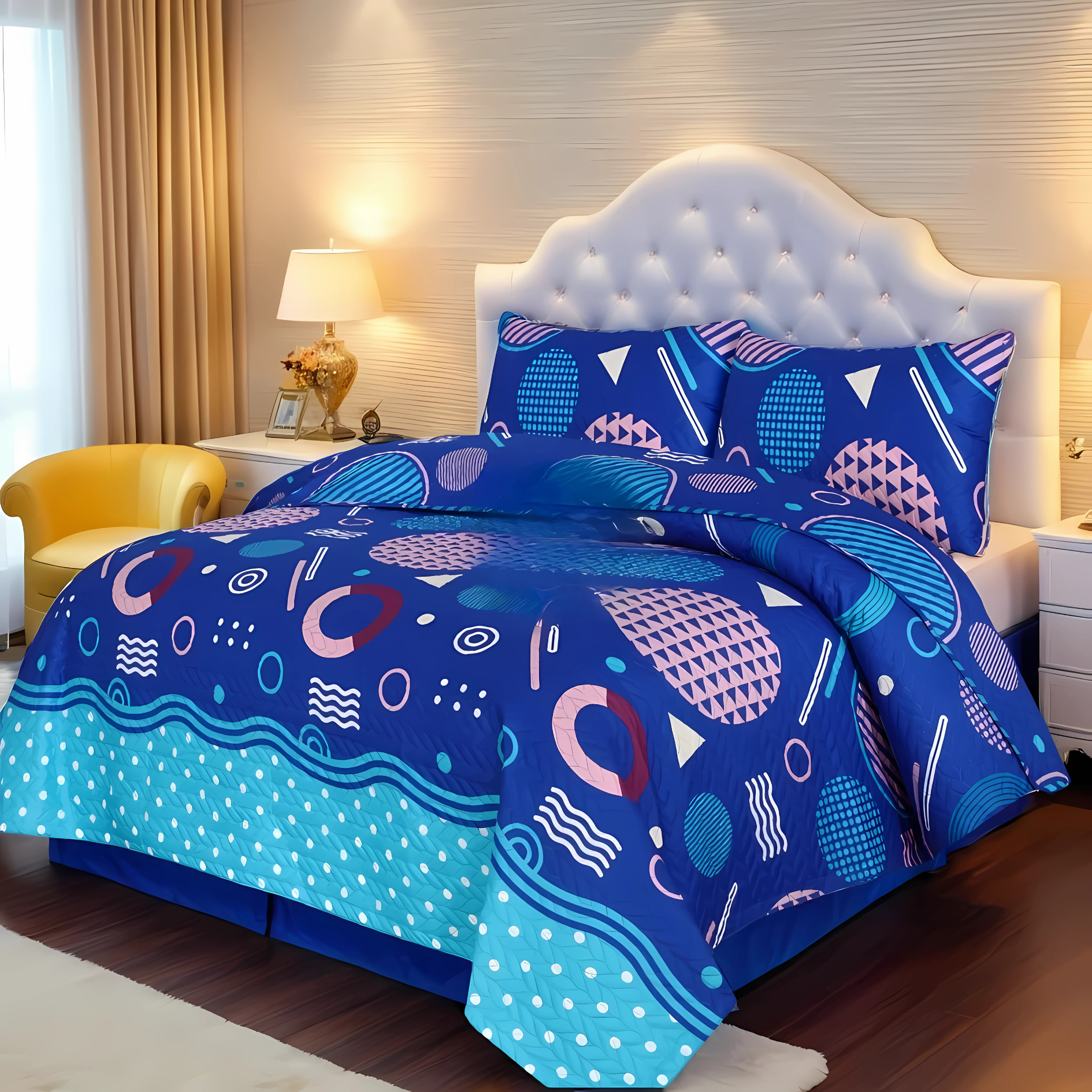 endellion bedspread set - 3 pcs (premium)