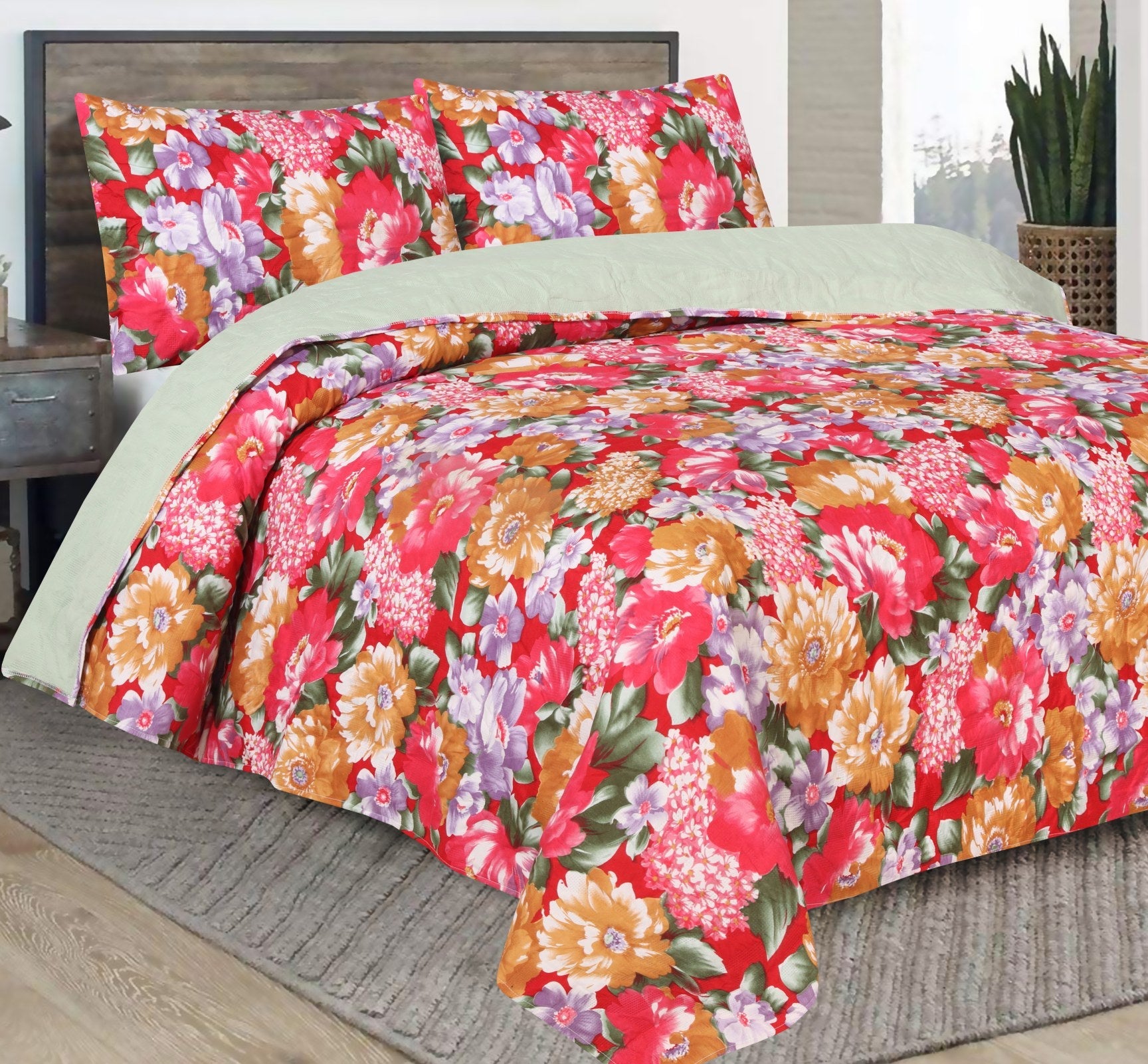 pointer bedspread  set - 3 pcs (premium)