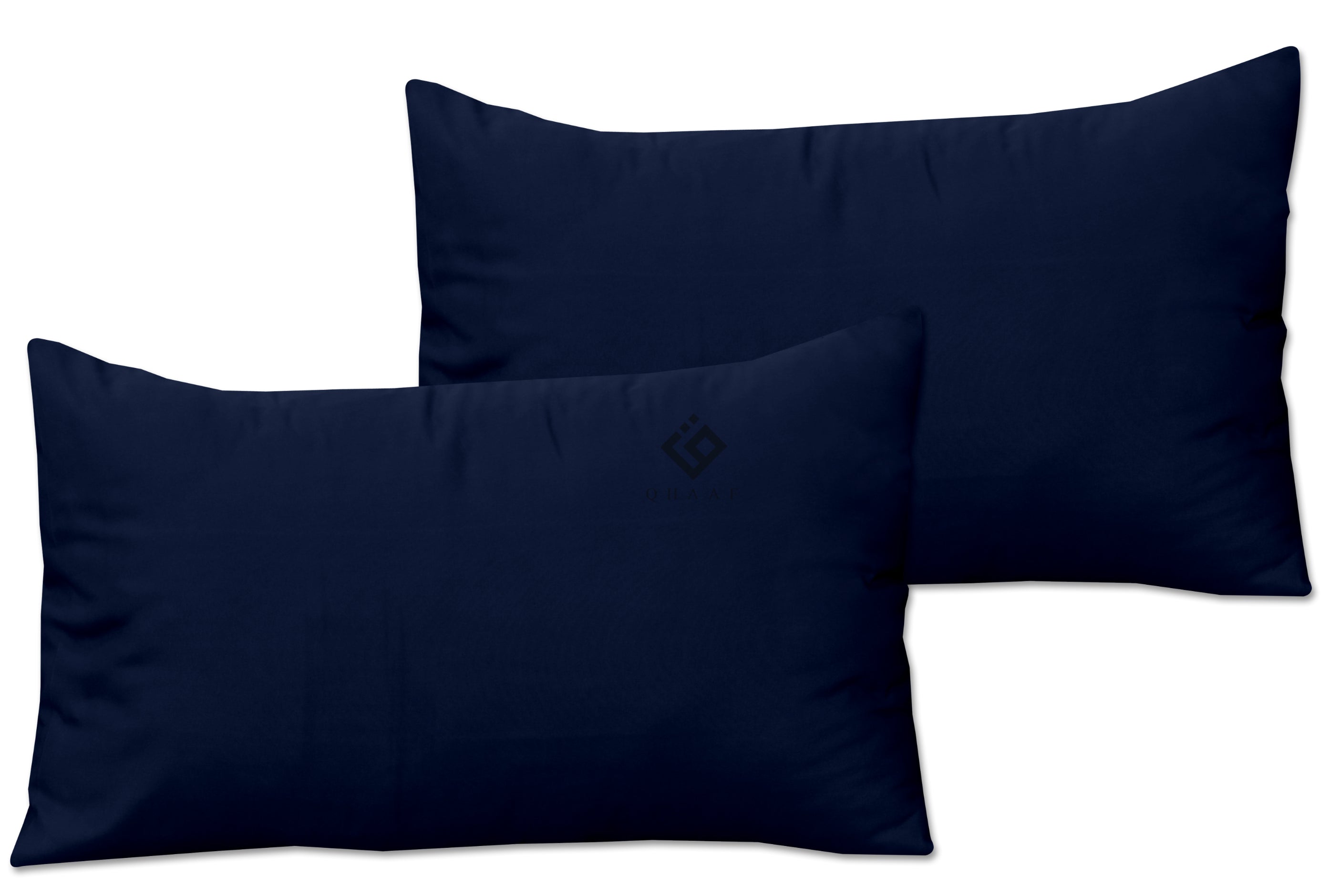 NAVY DYED PILLOW COVERS