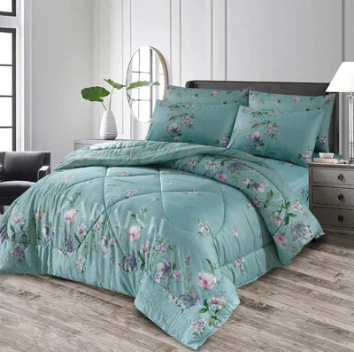 blast summer comforter set- 7 pcs