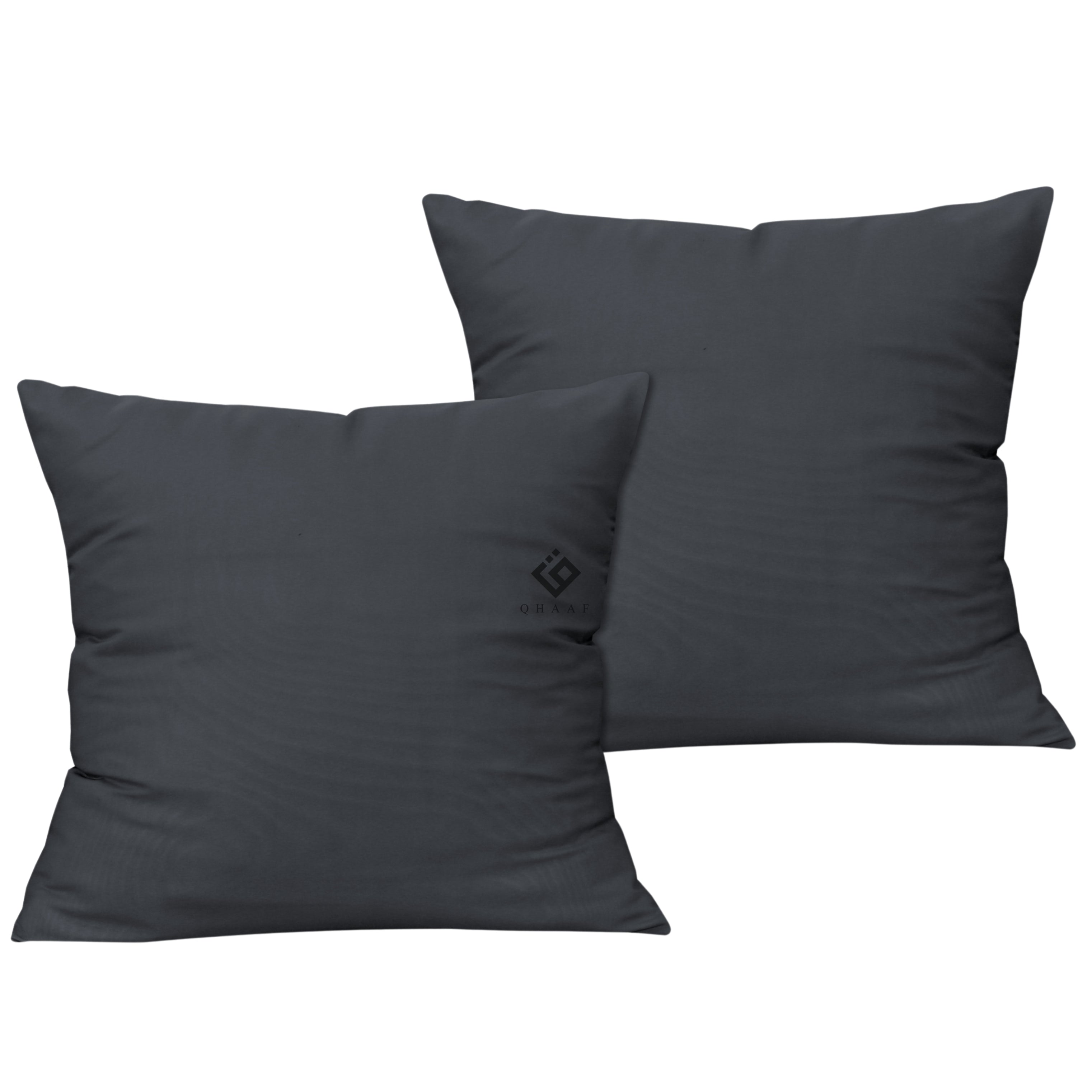 GREY DYED CUSHION COVER (PACK OF 2 )