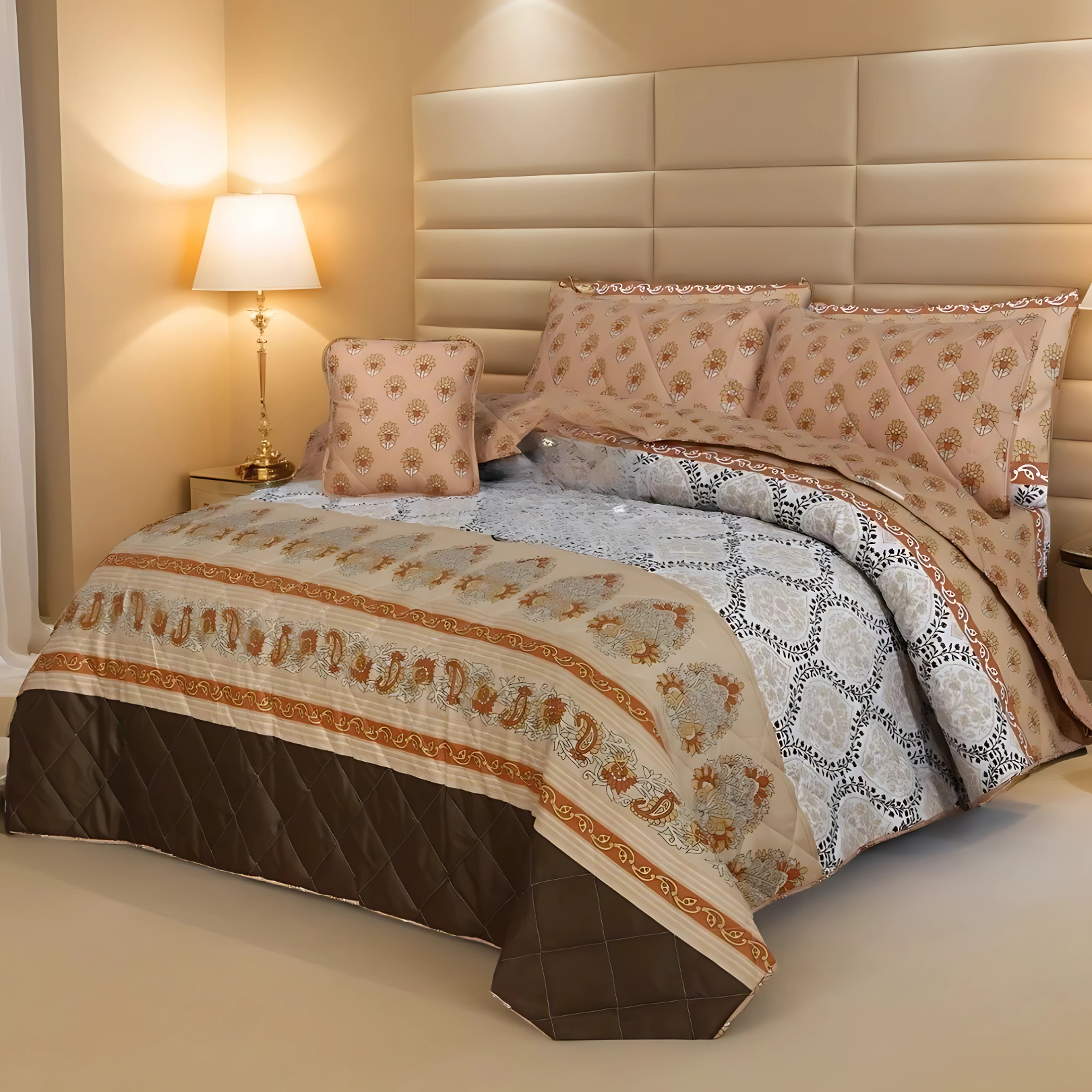 quinn summer comforter set- 7 pcs