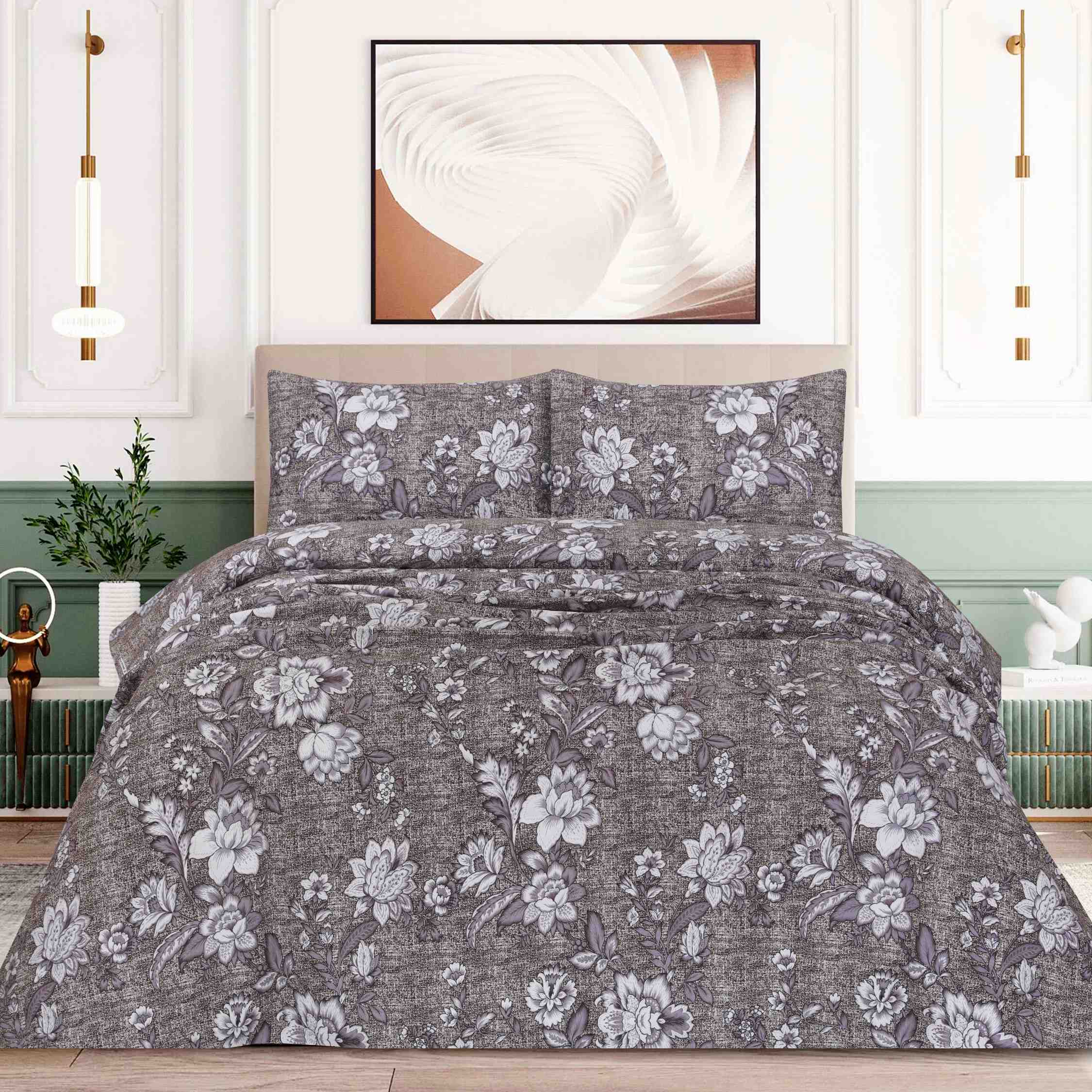 prom bedsheet set - 3 pcs (premium)