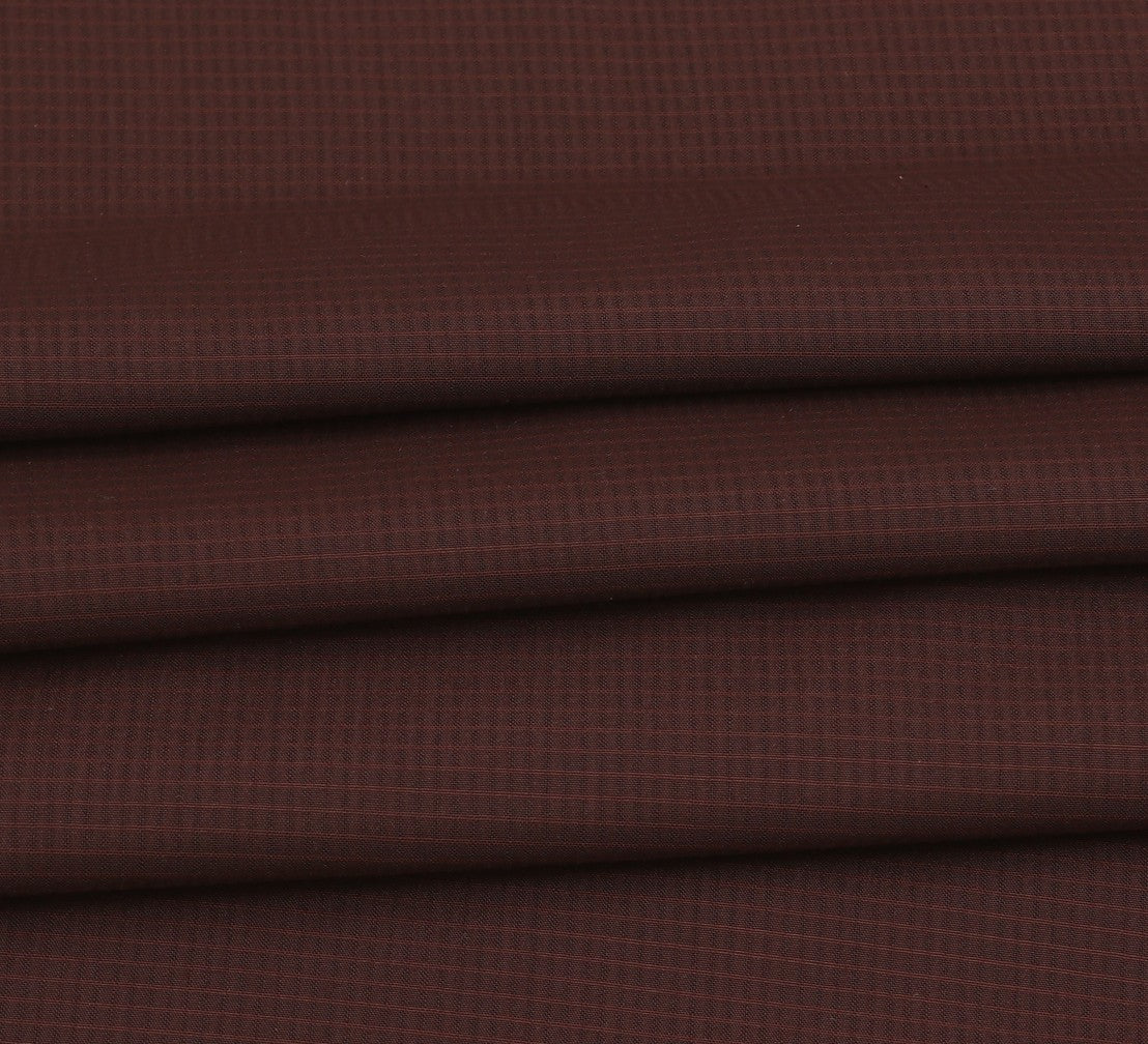 BURNT MAROON MAX SUITING - (WASH AND WEAR)