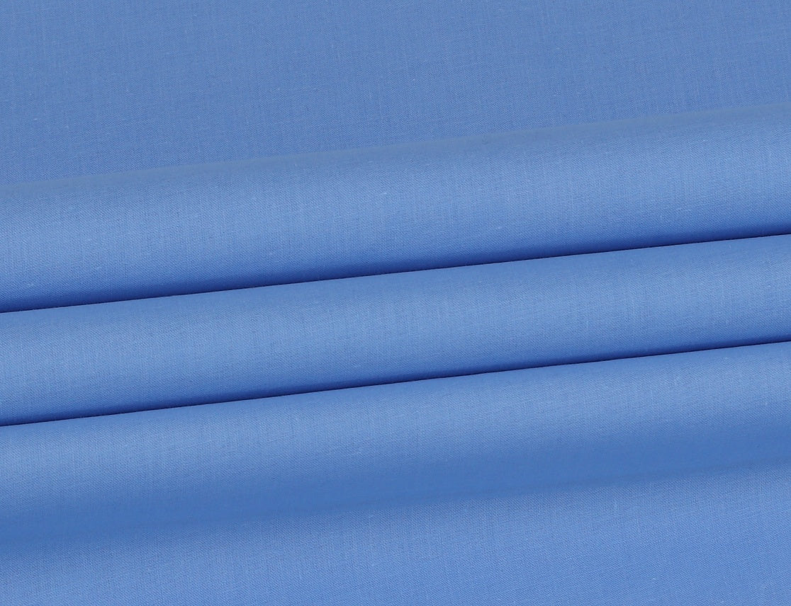 SKY BLUE SWISS - (COTTON)