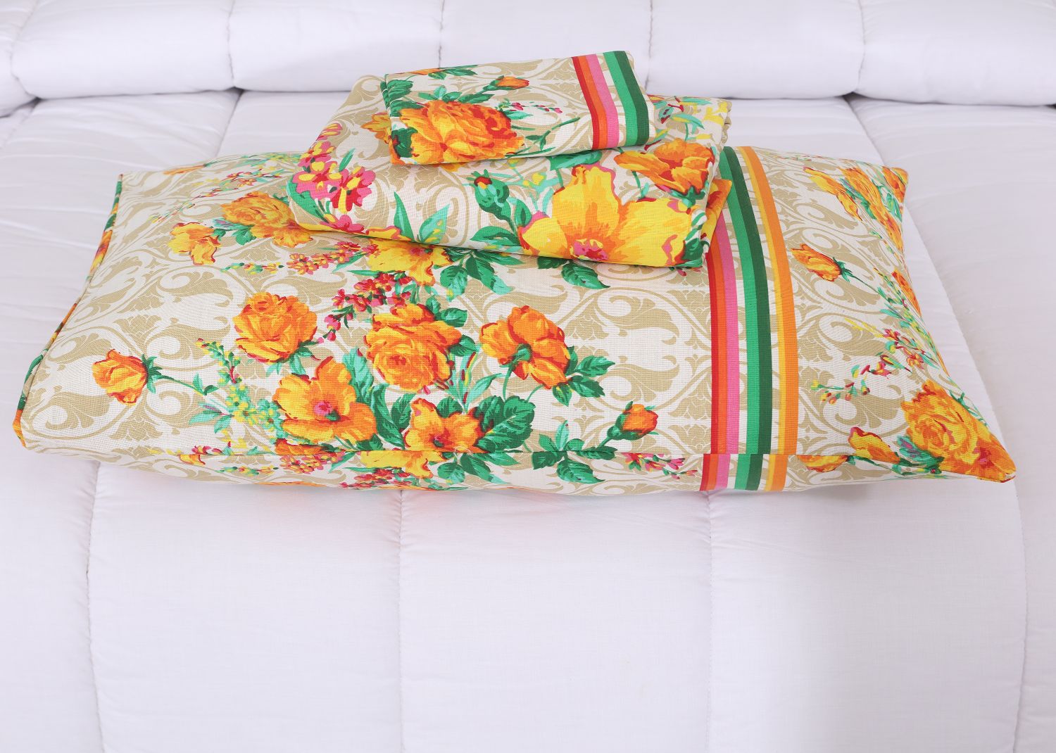 squash bedsheet set - 3 pcs (premium)