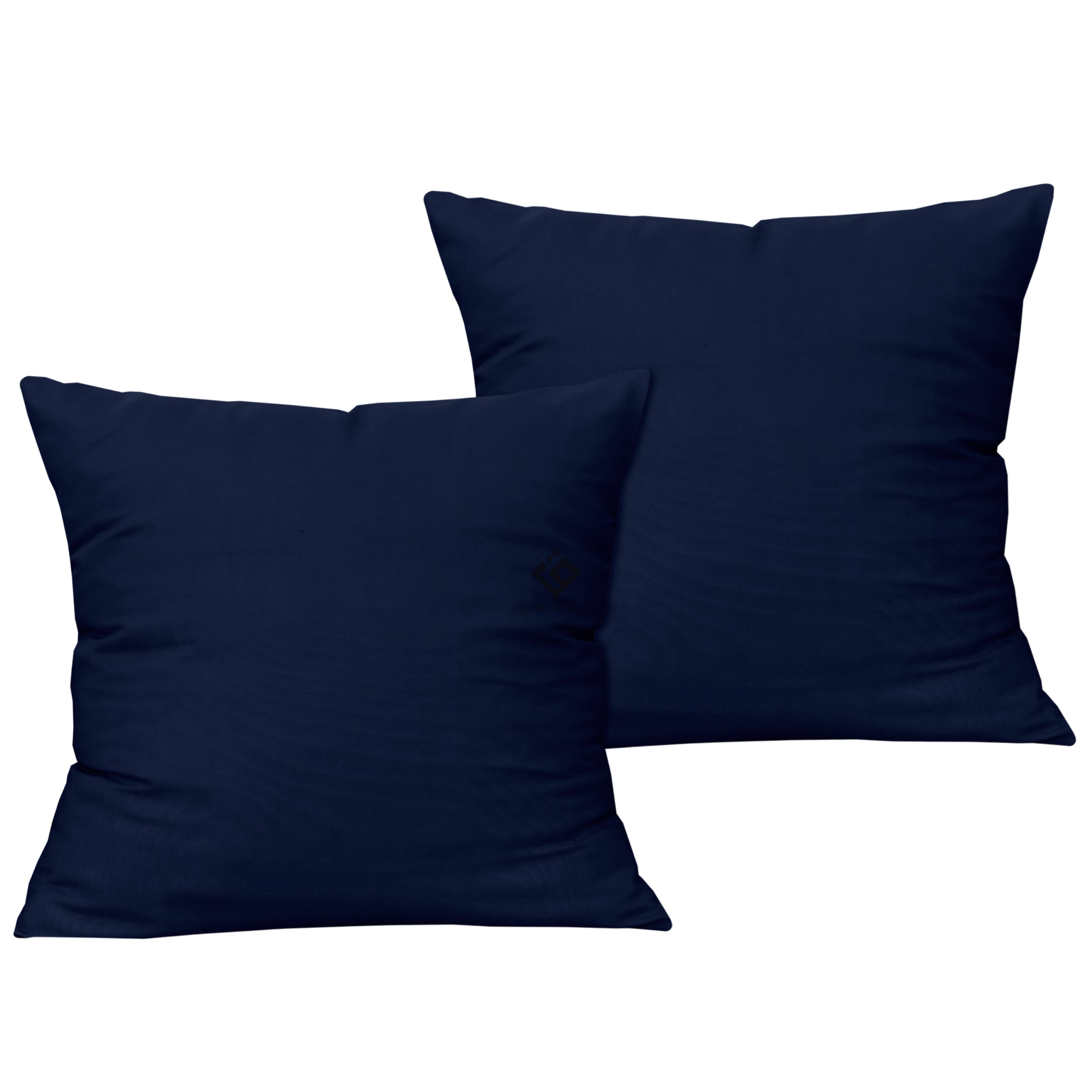 NAVY DYED  CUSHION COVER (PACK OF 2 )