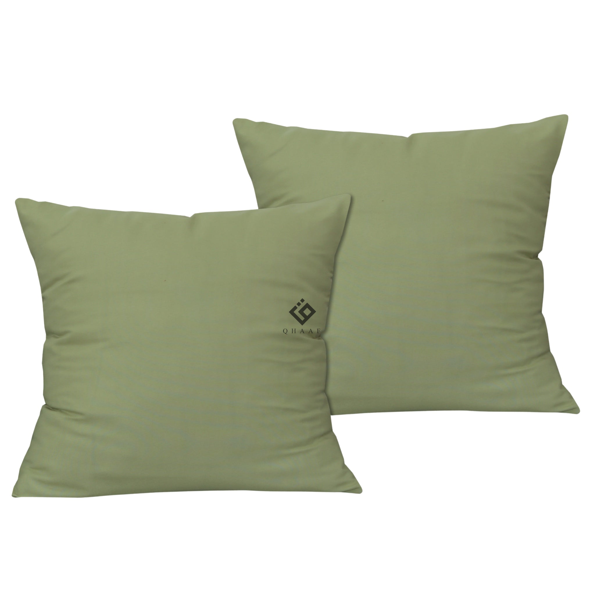 C.GREEN DYED CUSHION COVER (PACK OF 2 )