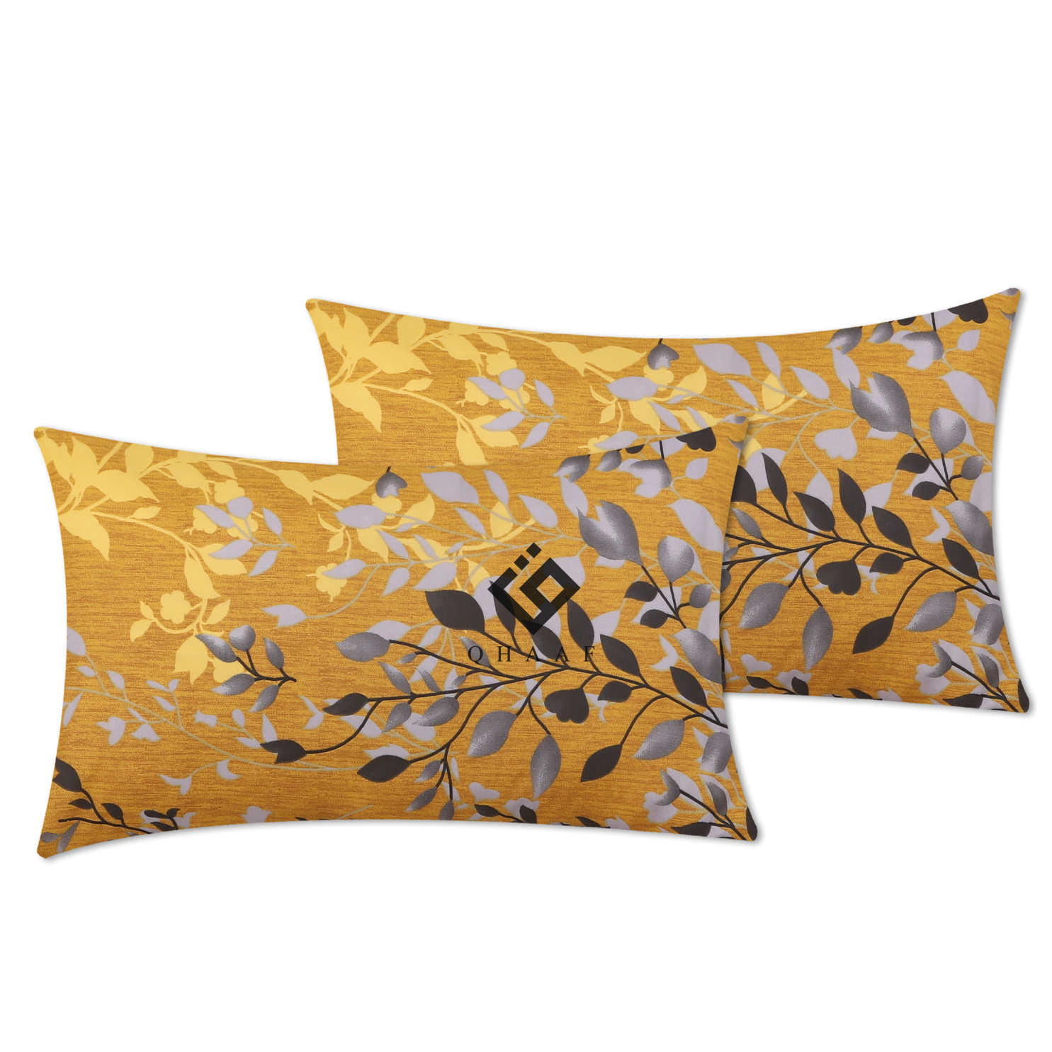 CROCUS PLAIN PILLOW COVERS (PACK OF 2