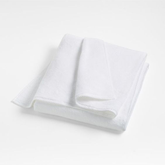 white bath sheet