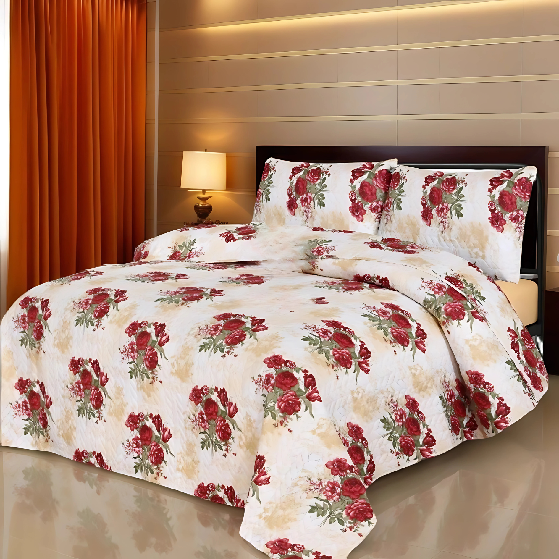 lyra bedspread set - 3 pcs (premium)