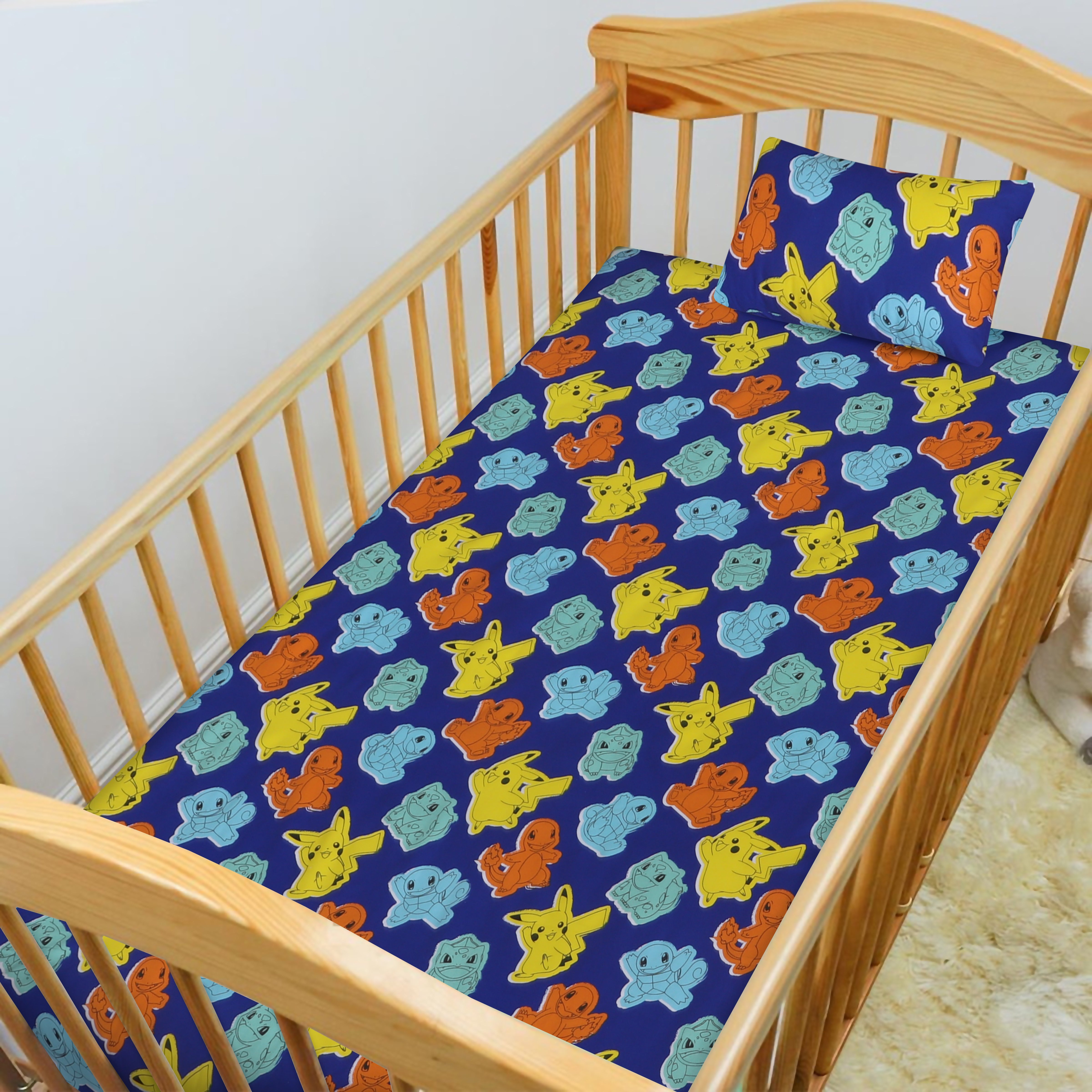 PIKKA CHUU NAVY - BABY CRIB SET