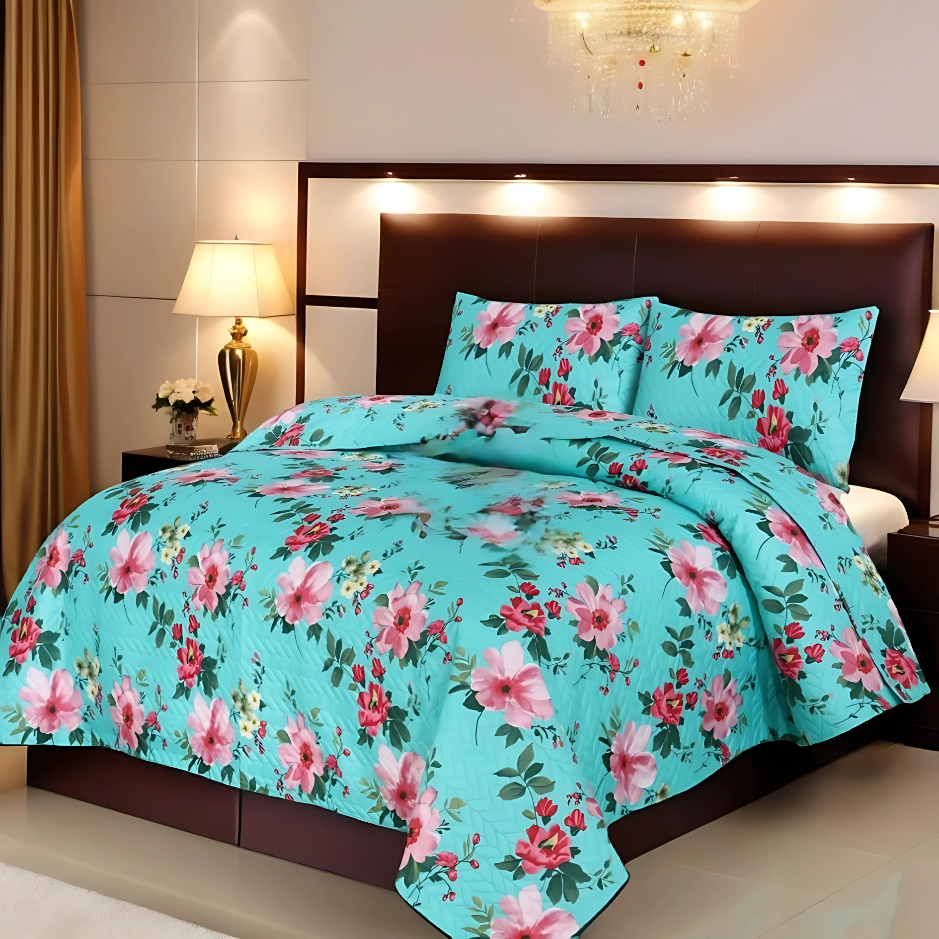 lyric bedspread set - 3 pcs (premium)