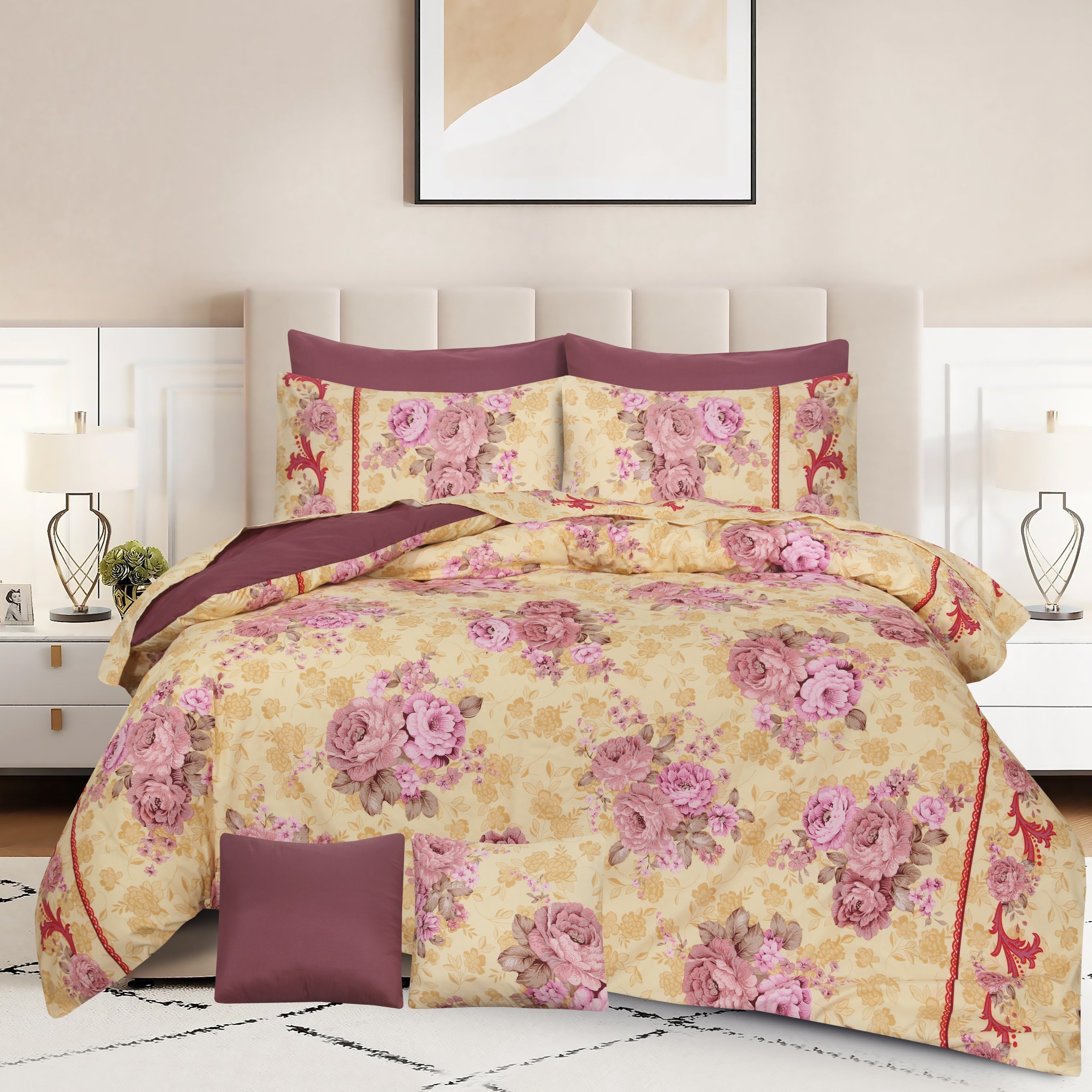 SYDNEY SUMMER COMFORTER set - 8 pcs