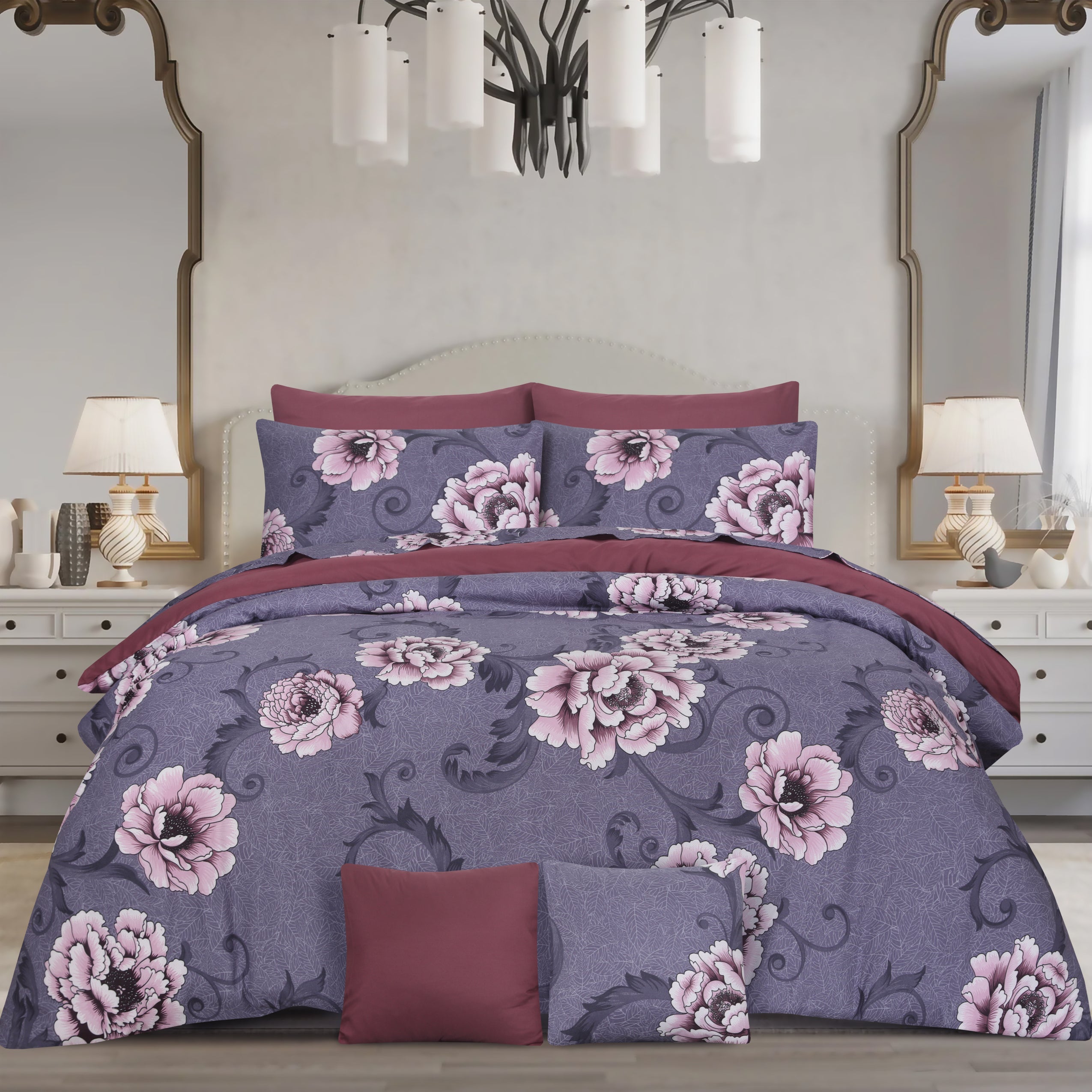 SAVANNAH SUMMER COMFORTER set - 8 pcs