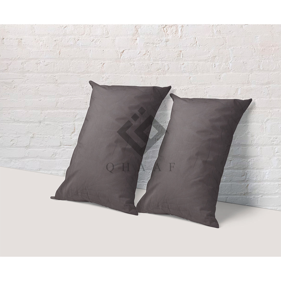 d.brown plain  pillow covers