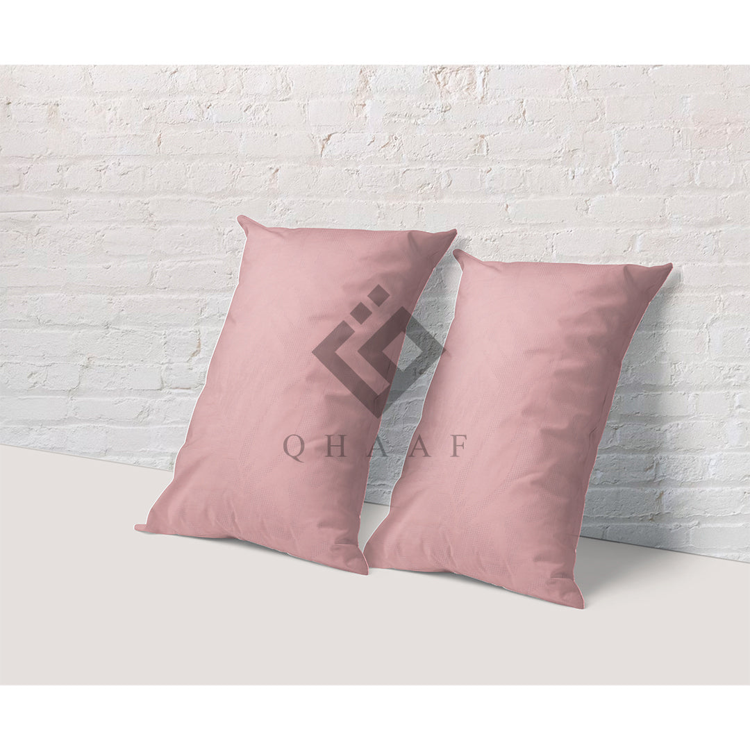 l.pink plain pillow covers