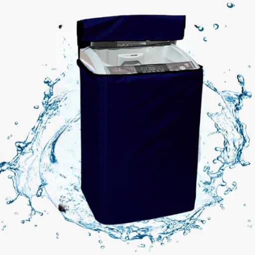 Waterproof Top Loaded Washing Machine Cover - ( Blue Color )