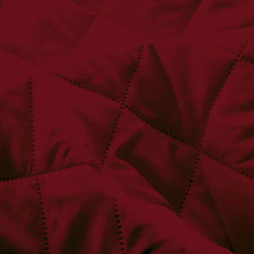 MAROON QUILTED WATERPROOF MATTRESS FITTED COVER