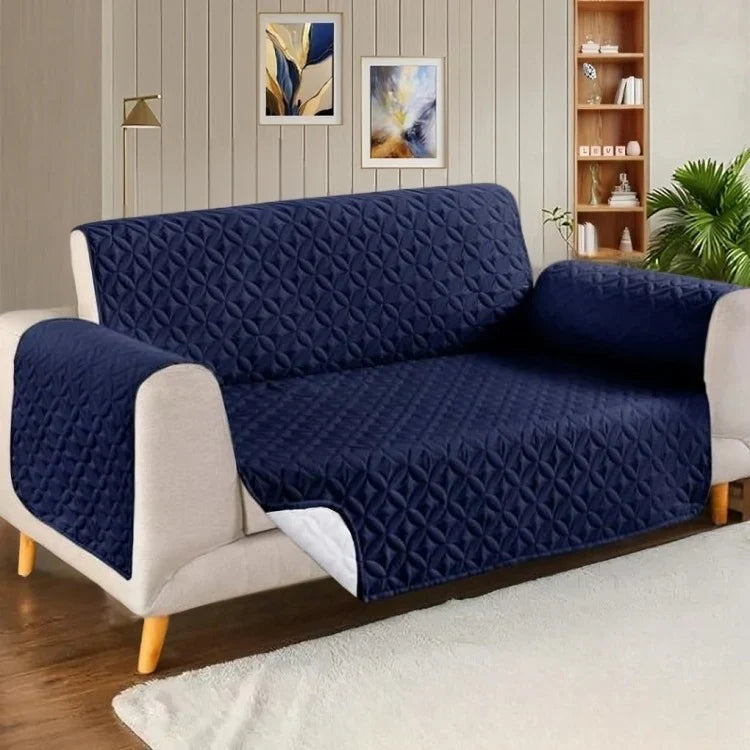 navy blue ultrasonic sofa cover