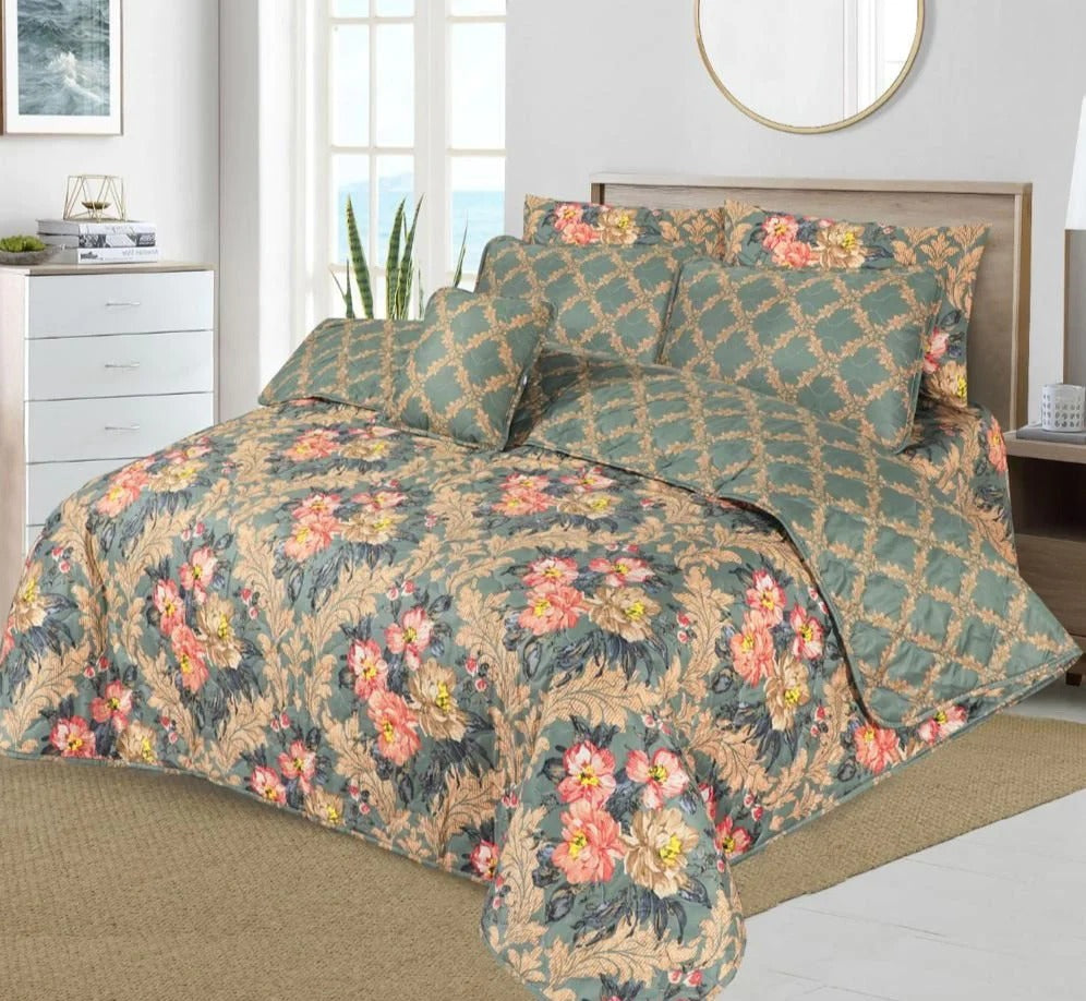 relict summer comforter set- 7 pcs