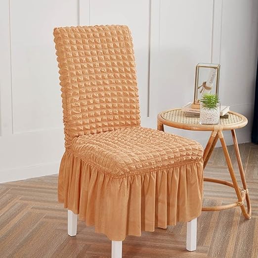 l.orange fitted bubble chair cover