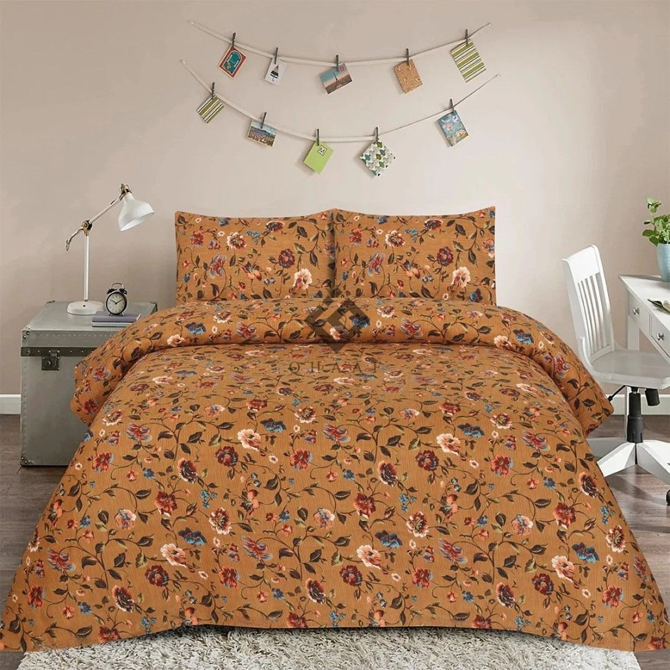 jasmine bedsheet set - 3 pcs