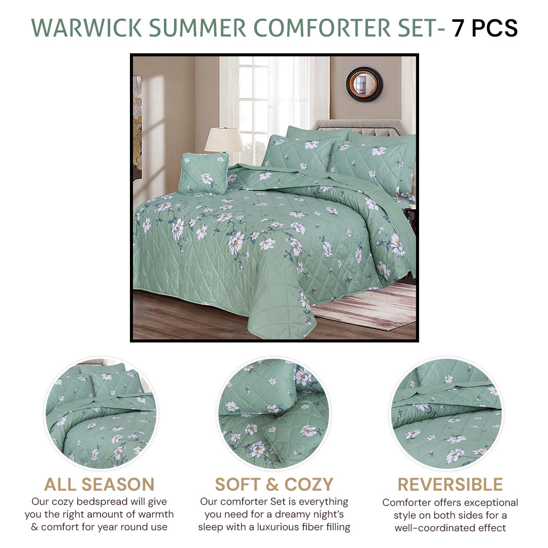 warwick summer comforter set- 7 pcs