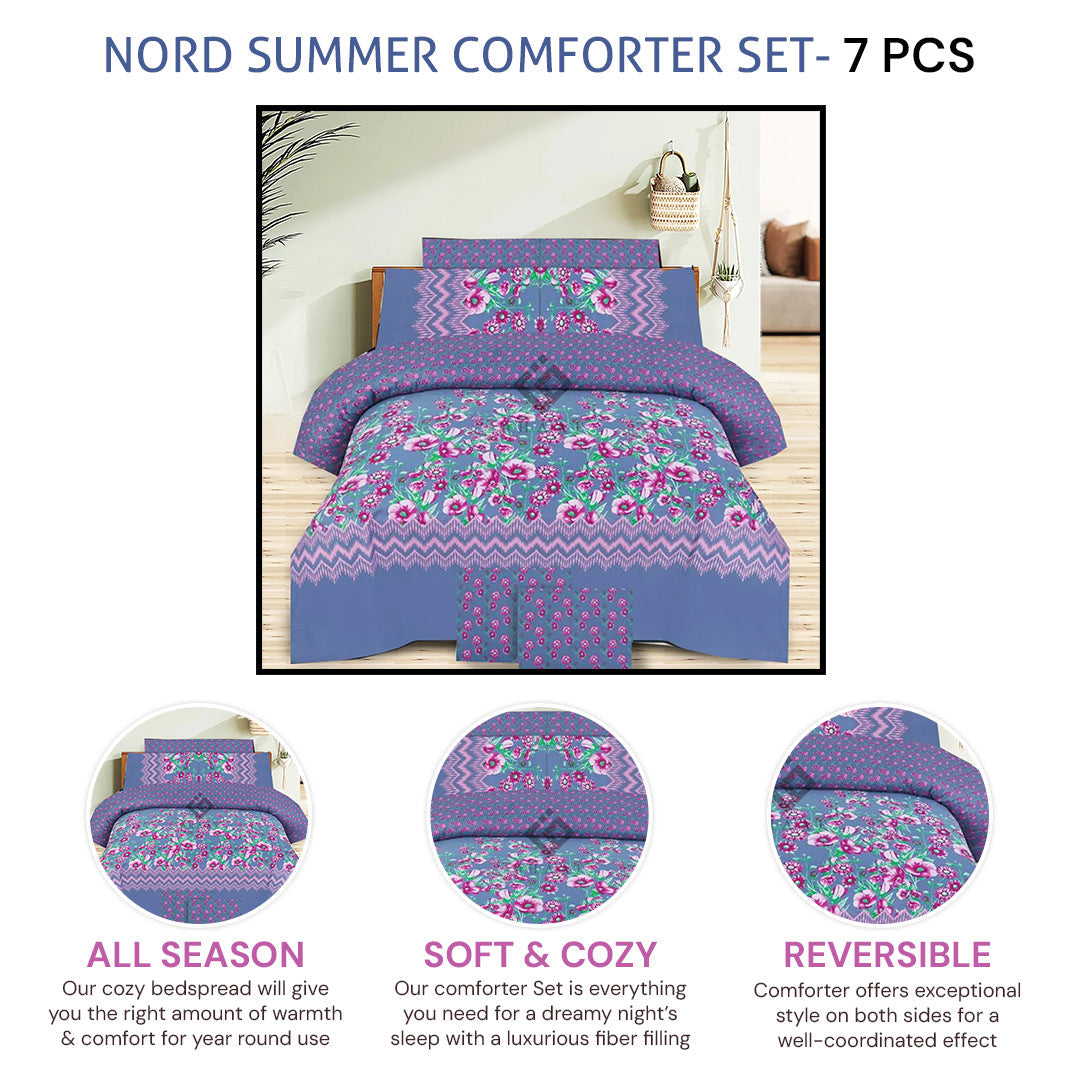 nord summer comforter set- 7 pcs