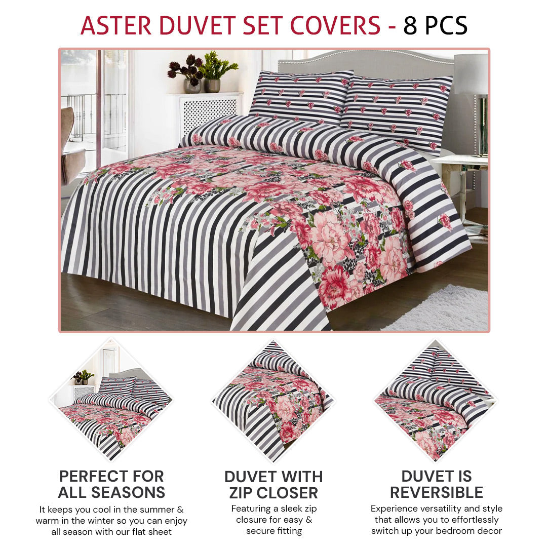 ASTER duvet covers set - 8 pcs (premium)