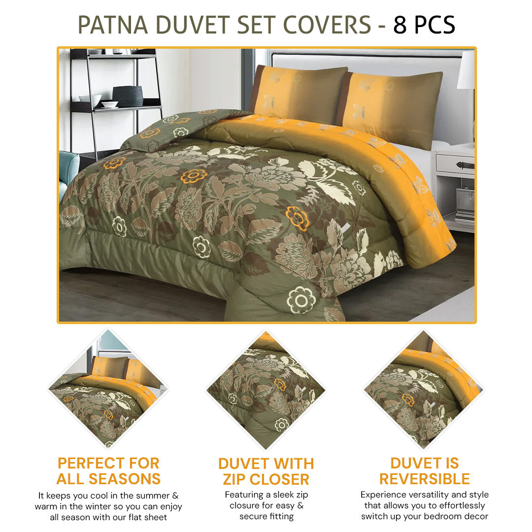 patna duvet covers set - 8 pcs (premium)