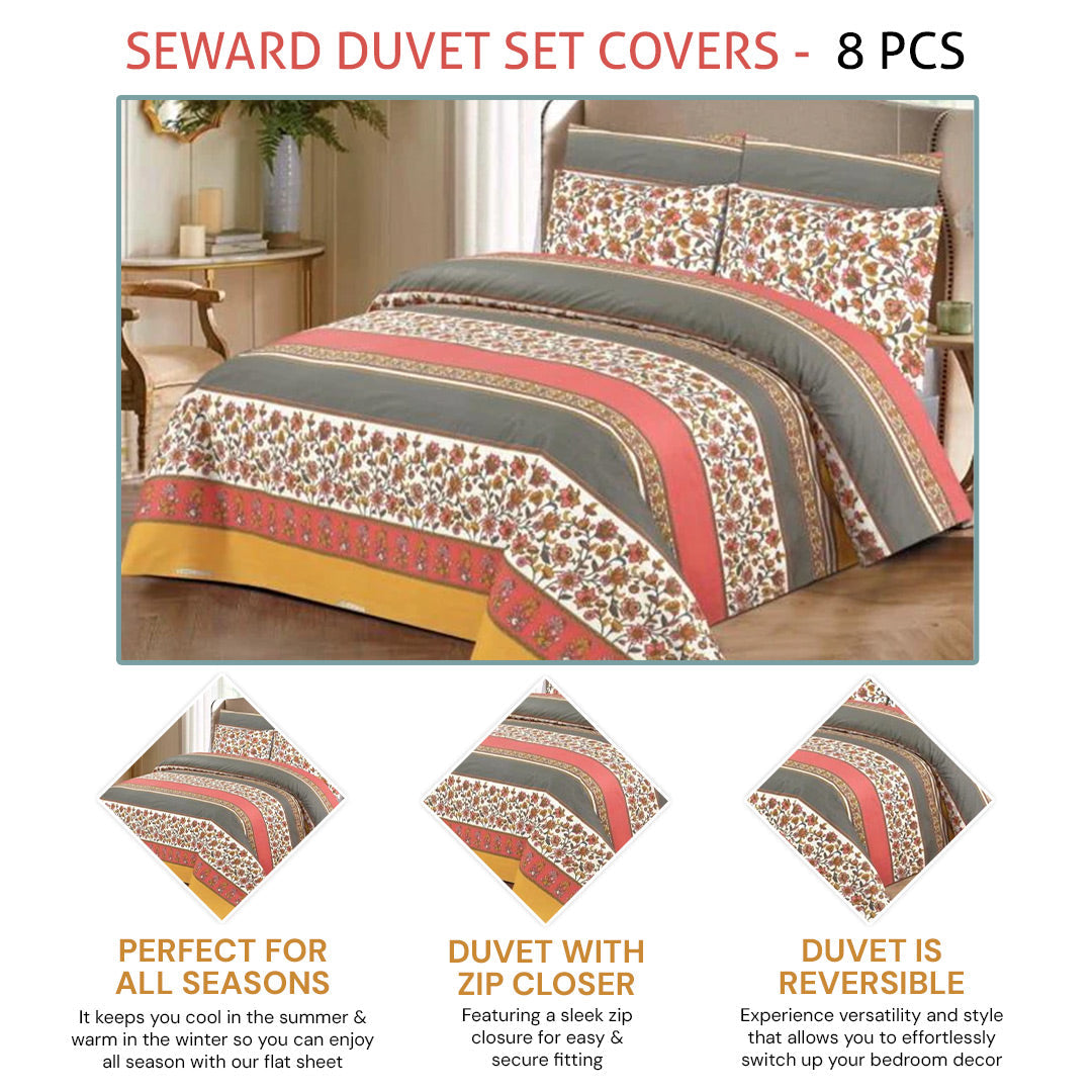 seward duvet covers set - 8 pcs (premium)