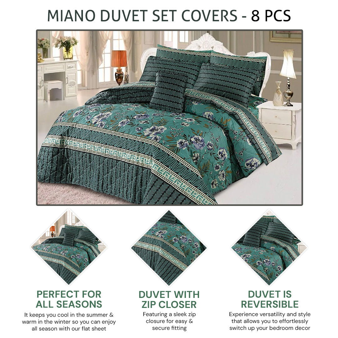 miano duvet set covers - 8 pcs (premium)