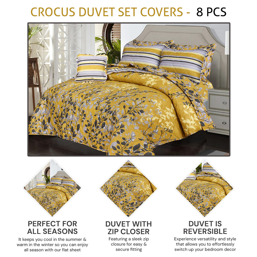 CROCUS duvet covers set - 8 pcs (premium)