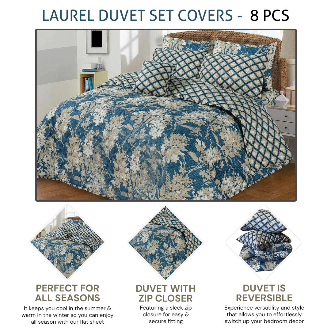 LAUREL duvet covers set - 8 pcs (premium)