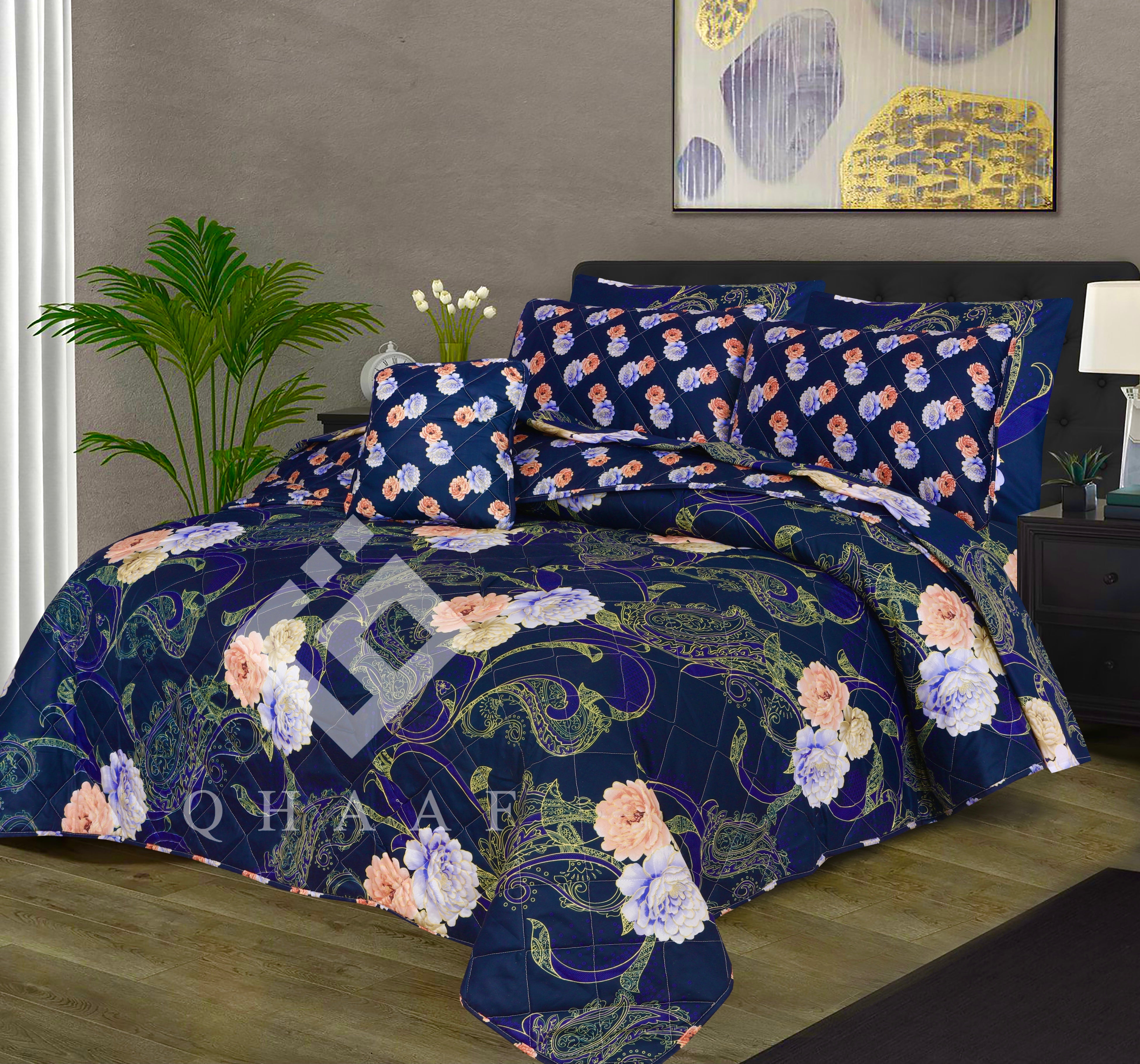 steel comforter set- 7 pcs