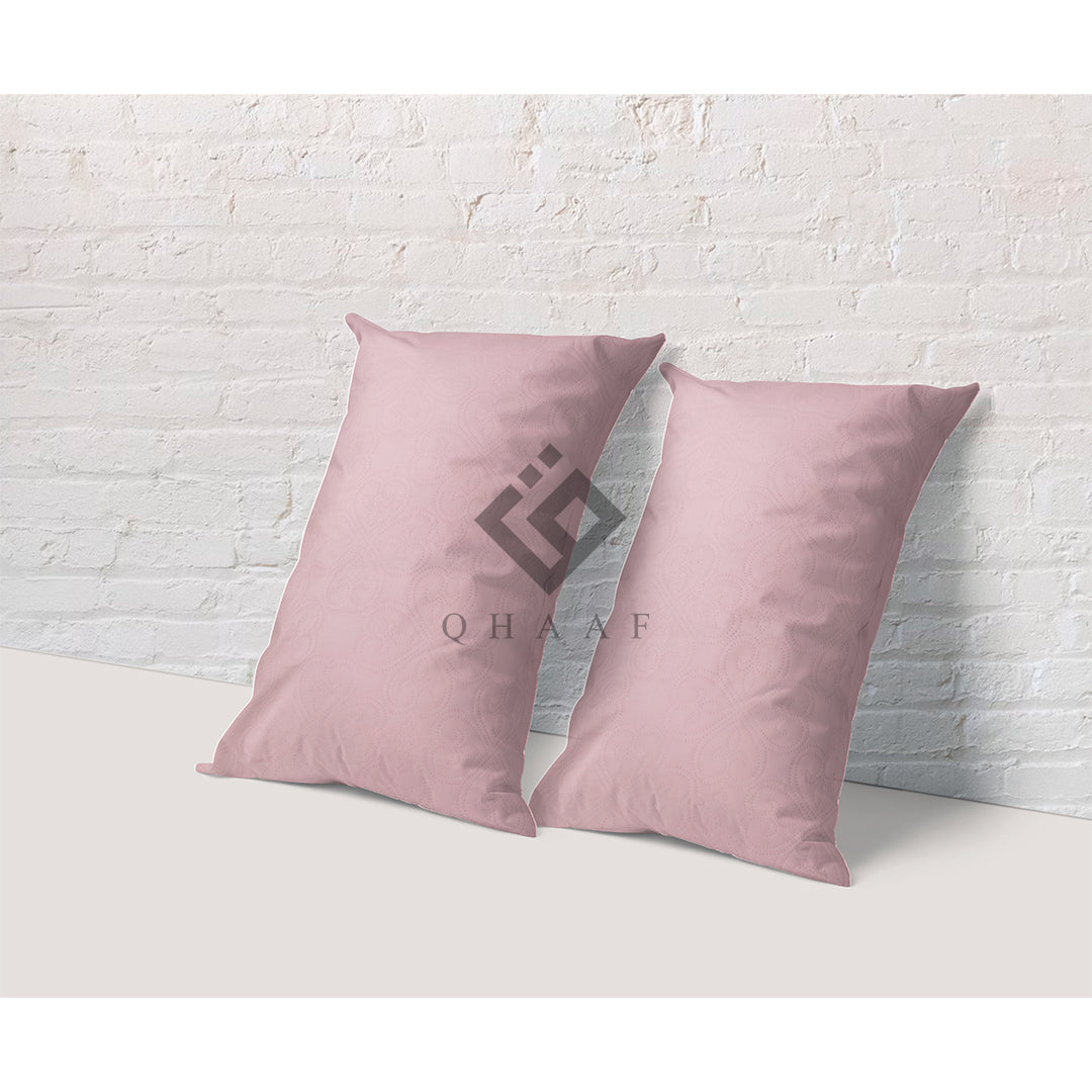 baby pink plain pillow covers