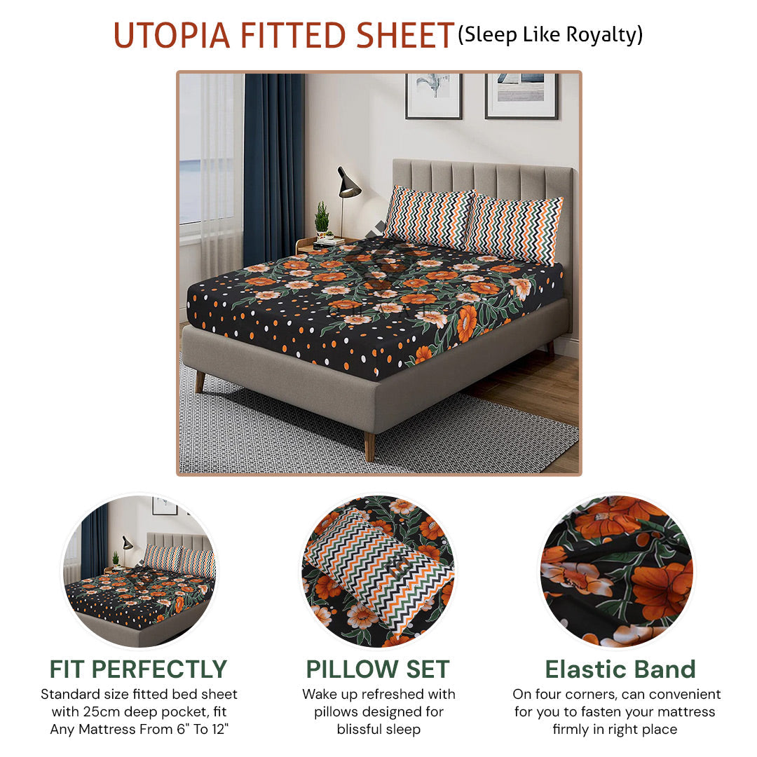 UTOPIA FITTED SHEET - (PREMIUM)