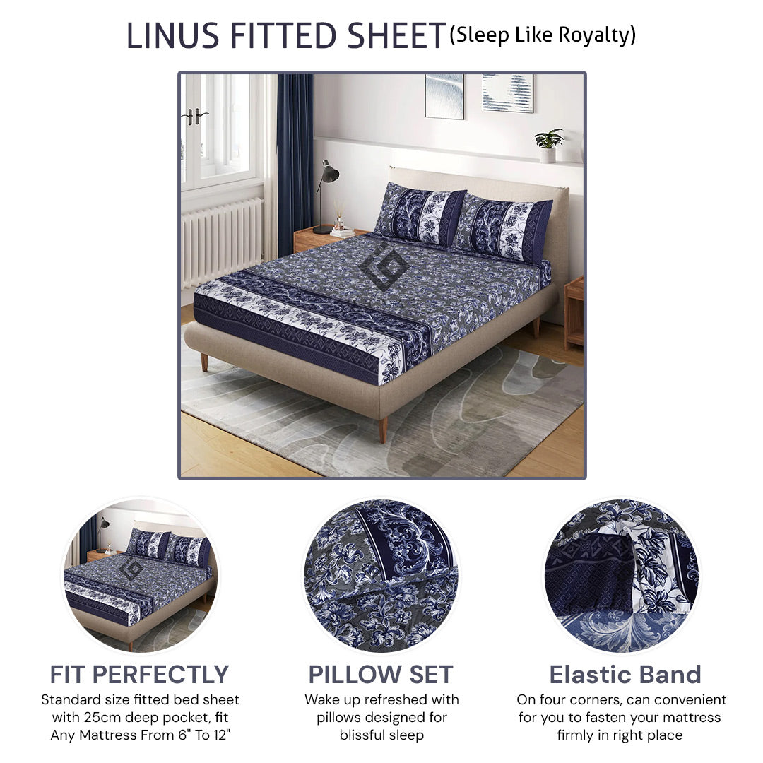 linus fitted sheet - (premium)