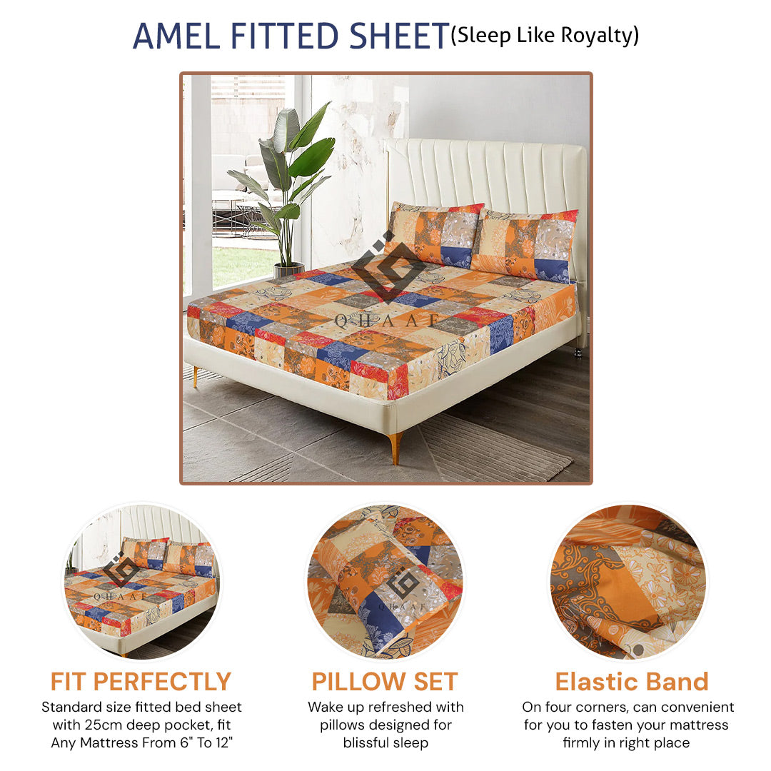 amel fitted sheet - (premium)