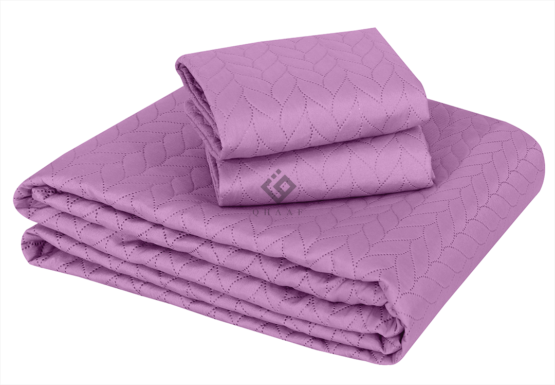 purple n.p bedspread set - 3 pcs (premium)