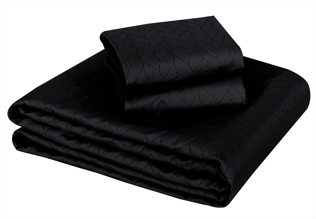 black n.p bedspread set - 3 pcs (premium)