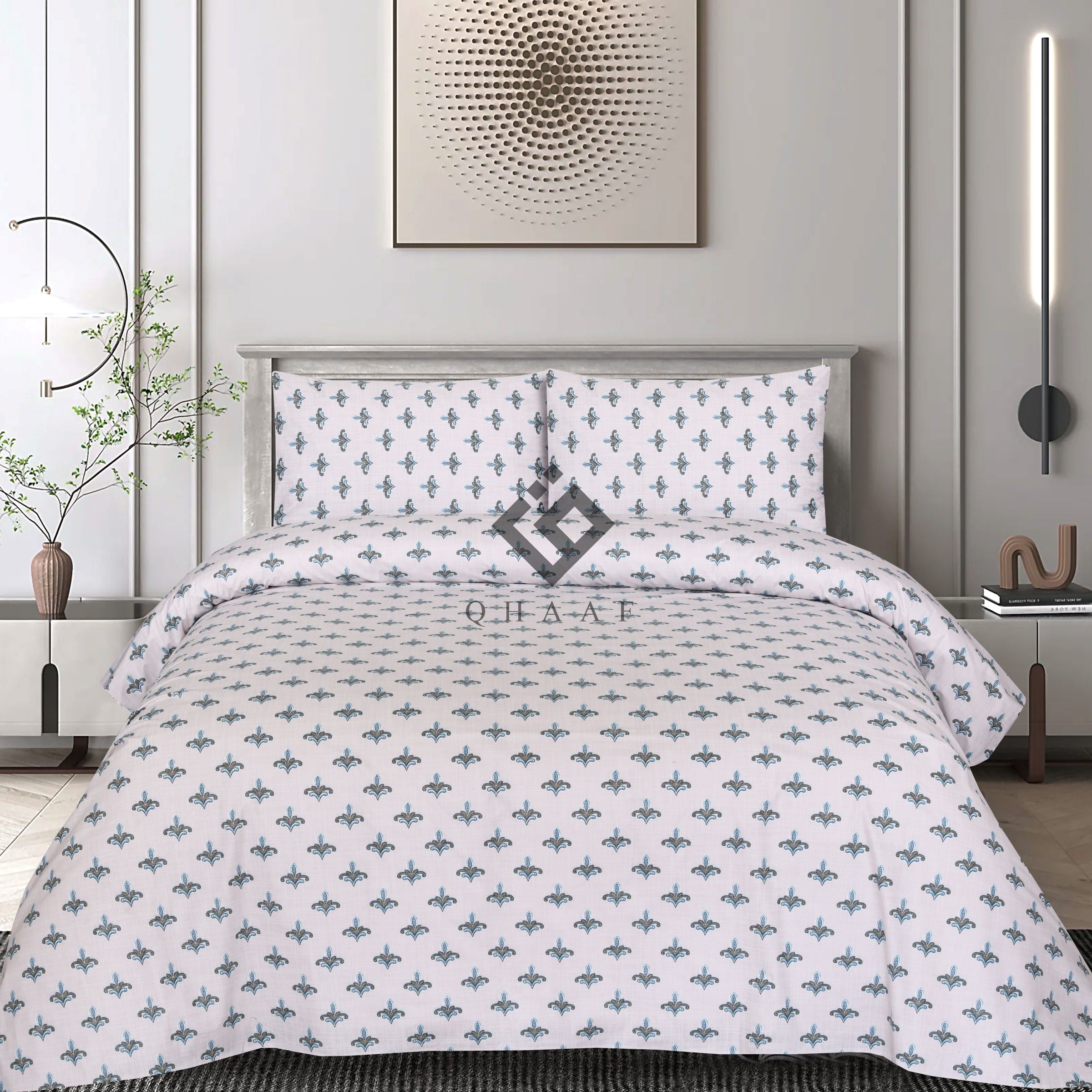 trillium bedsheet set - 3 pcs (premium)