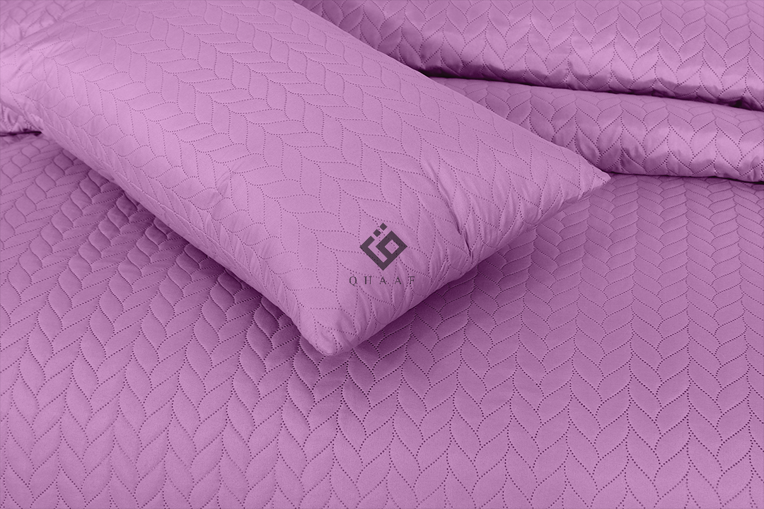 purple n.p bedspread set - 3 pcs (premium)