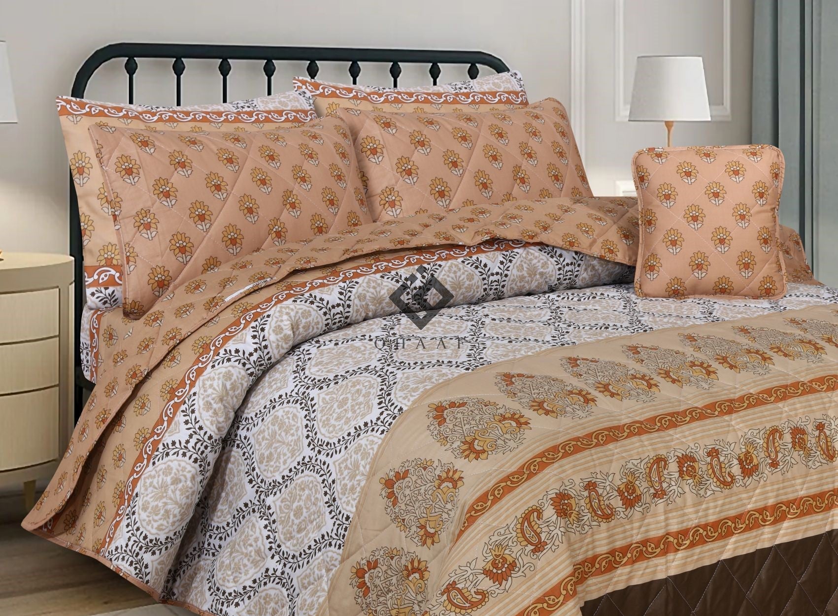 quinn summer comforter set- 7 pcs