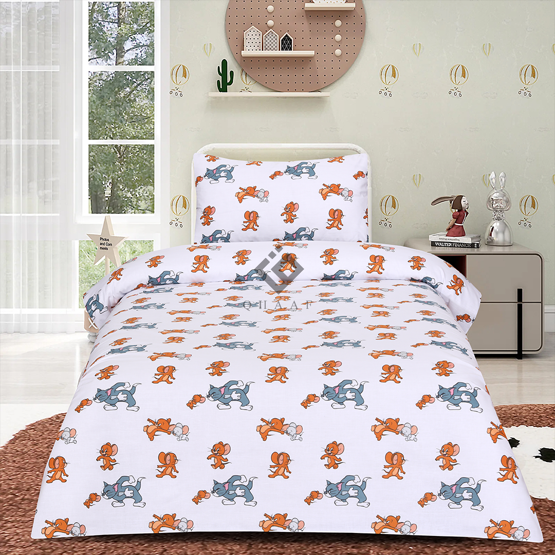 new tom & jerry-bedsheet set